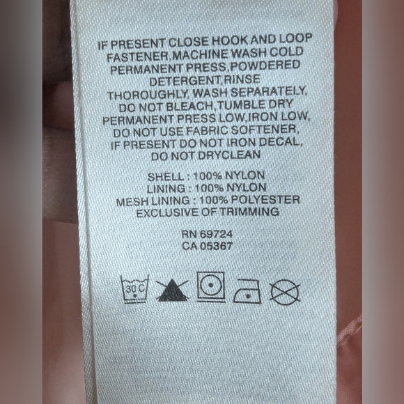 Columbia XL Light Peach Windbreaker In Pristine Condition Very Lightweight - Picture 5 of 14